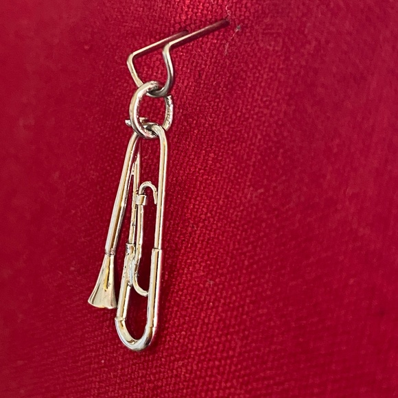 VTG I JMF I Sterling Trombone Horn Charm - Picture 9 of 14